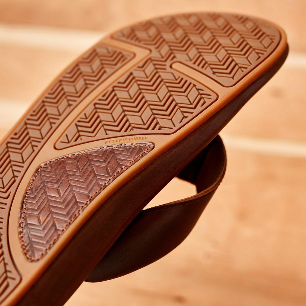 Olukai ‘Ilikai Leather Sandals - Toffee | Men Leather