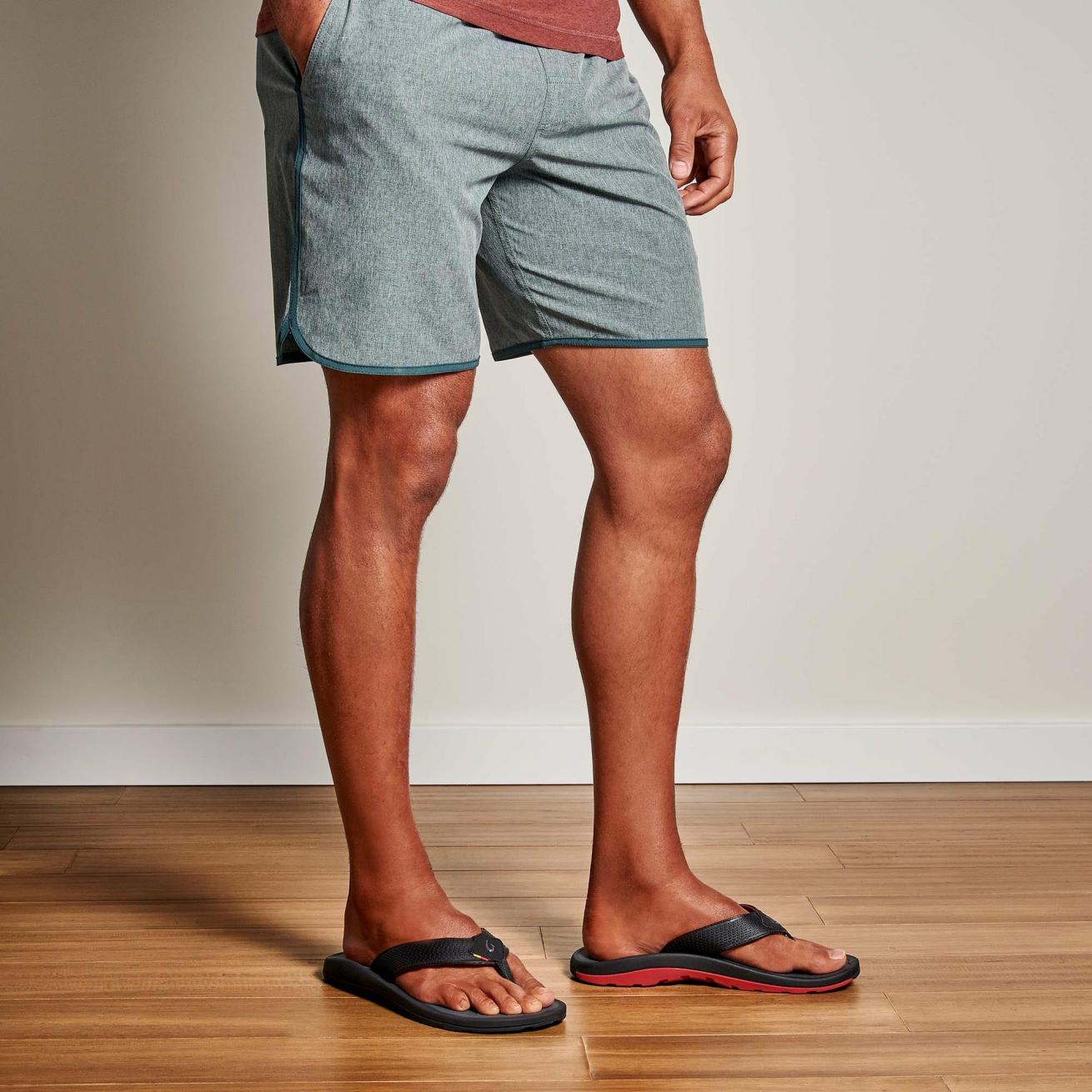 Olukai ‘Imaka Water-Ready Beach Sandals - Black | Men Water-Friendly