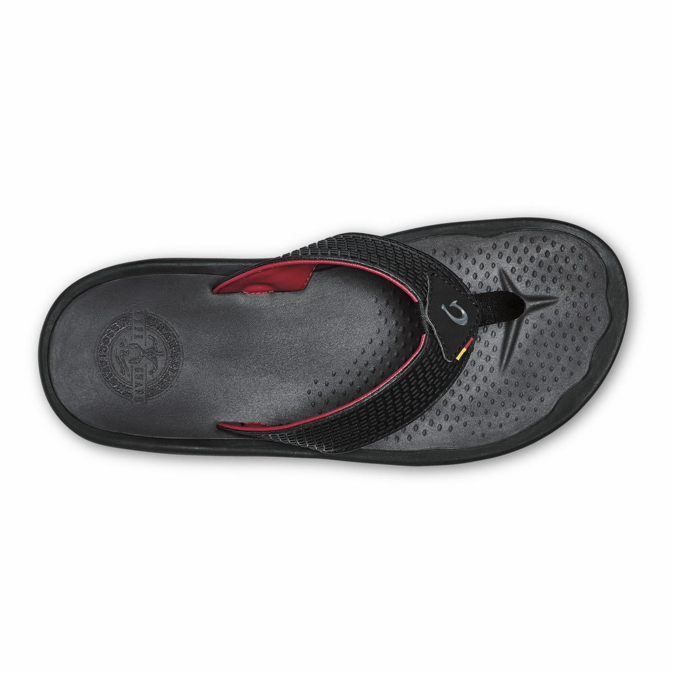 Olukai ‘Imaka Water-Ready Beach Sandals - Black | Men Water-Friendly