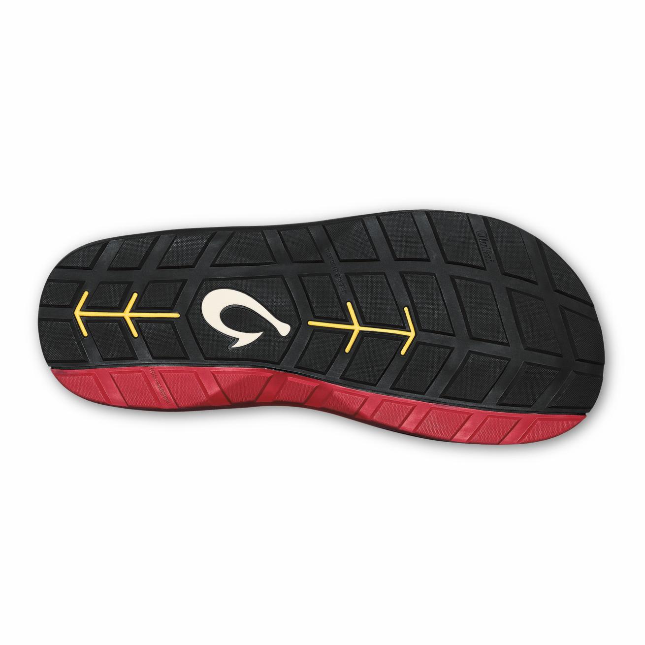 Olukai ‘Imaka Water-Ready Beach Sandals - Black | Men Water-Friendly