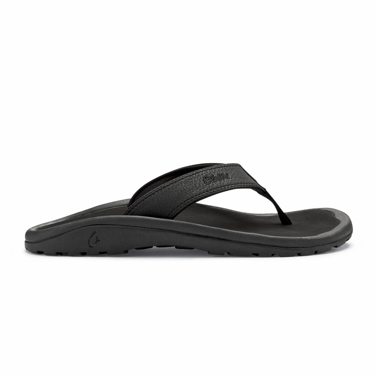 Olukai ‘Ohana Best Selling Beach Sandals - Black | Men Water-Friendly