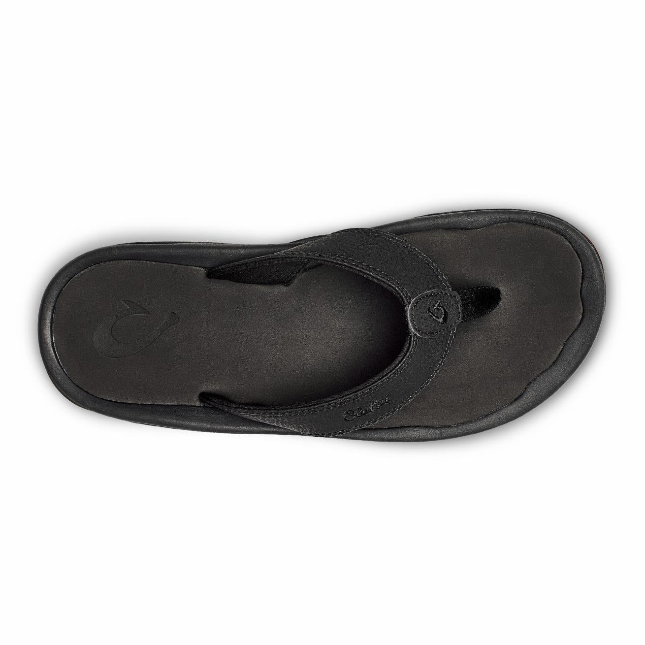 Olukai ‘Ohana Best Selling Beach Sandals - Black | Men Water-Friendly