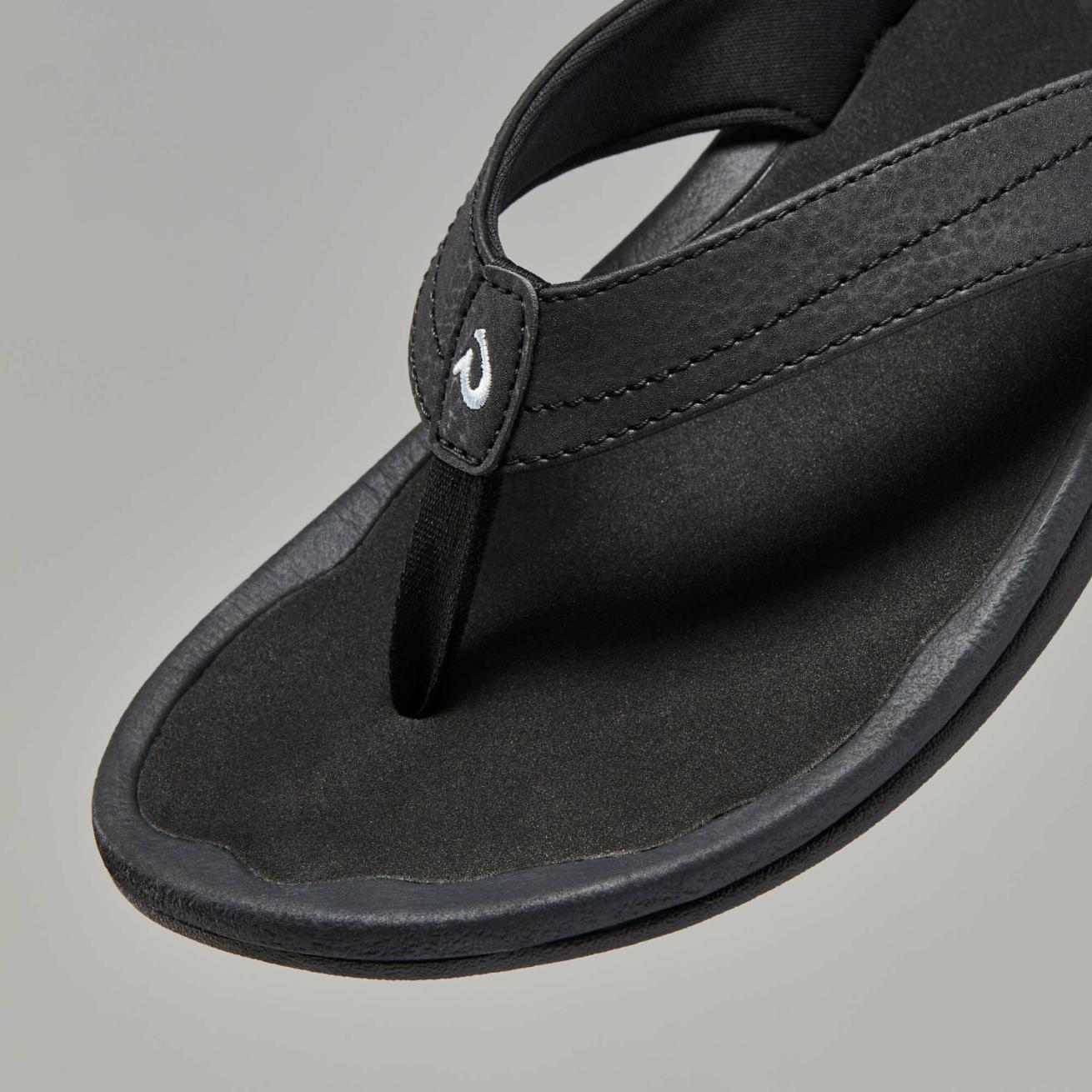 Olukai ‘Ohana Best Selling Beach Sandals - Black | Women Water-Friendly
