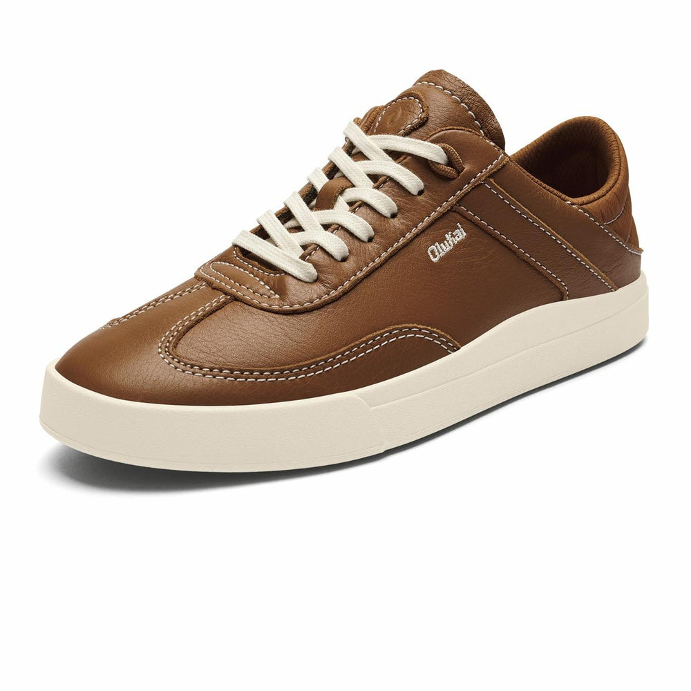 Olukai Hā‘upu Leather Sneakers - Fox | Women Leather