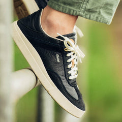 Olukai Hā’upu ‘Oho Leather Sneakers - Black | Women Leather