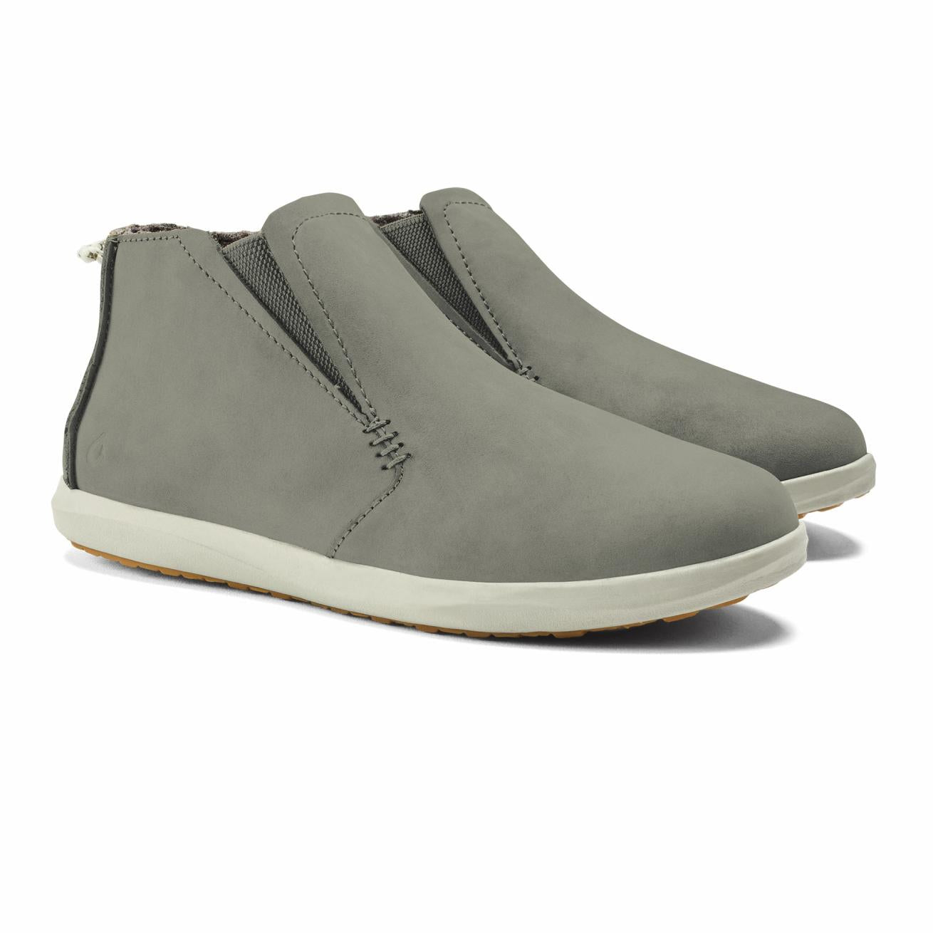 Olukai Hawai‘iloa Manu Hope Booties- Dusty Olive / Cloud | Women Leather