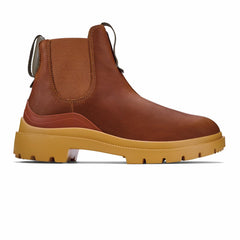 Olukai Hehi Waterproof Leather Booties - Fox / Hunter | Women Leather