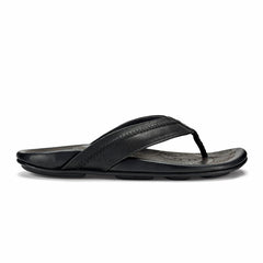 Olukai Hiapo - Lava Rock Leather Beach Sandals | Men Leather