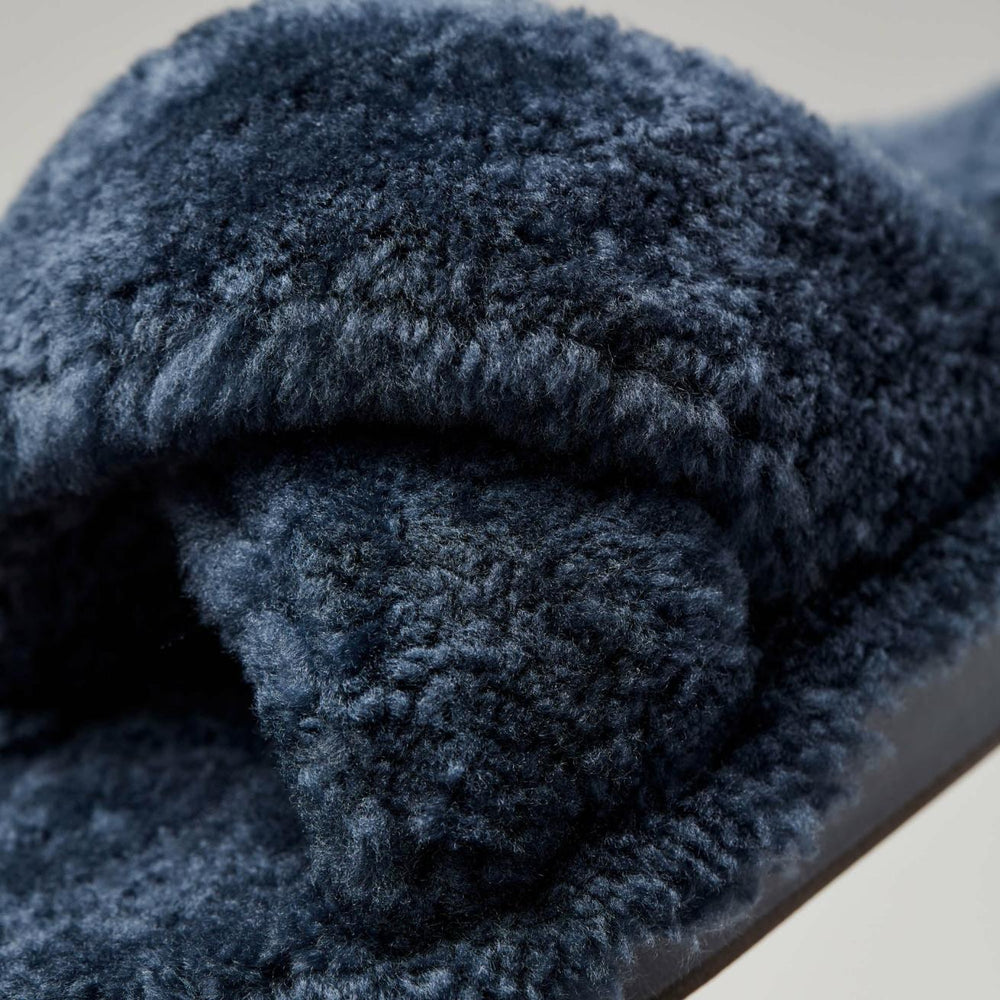 Olukai Hila Heu Slide Slipper Sandals - Moonlit Ocean | Women Cold Weather