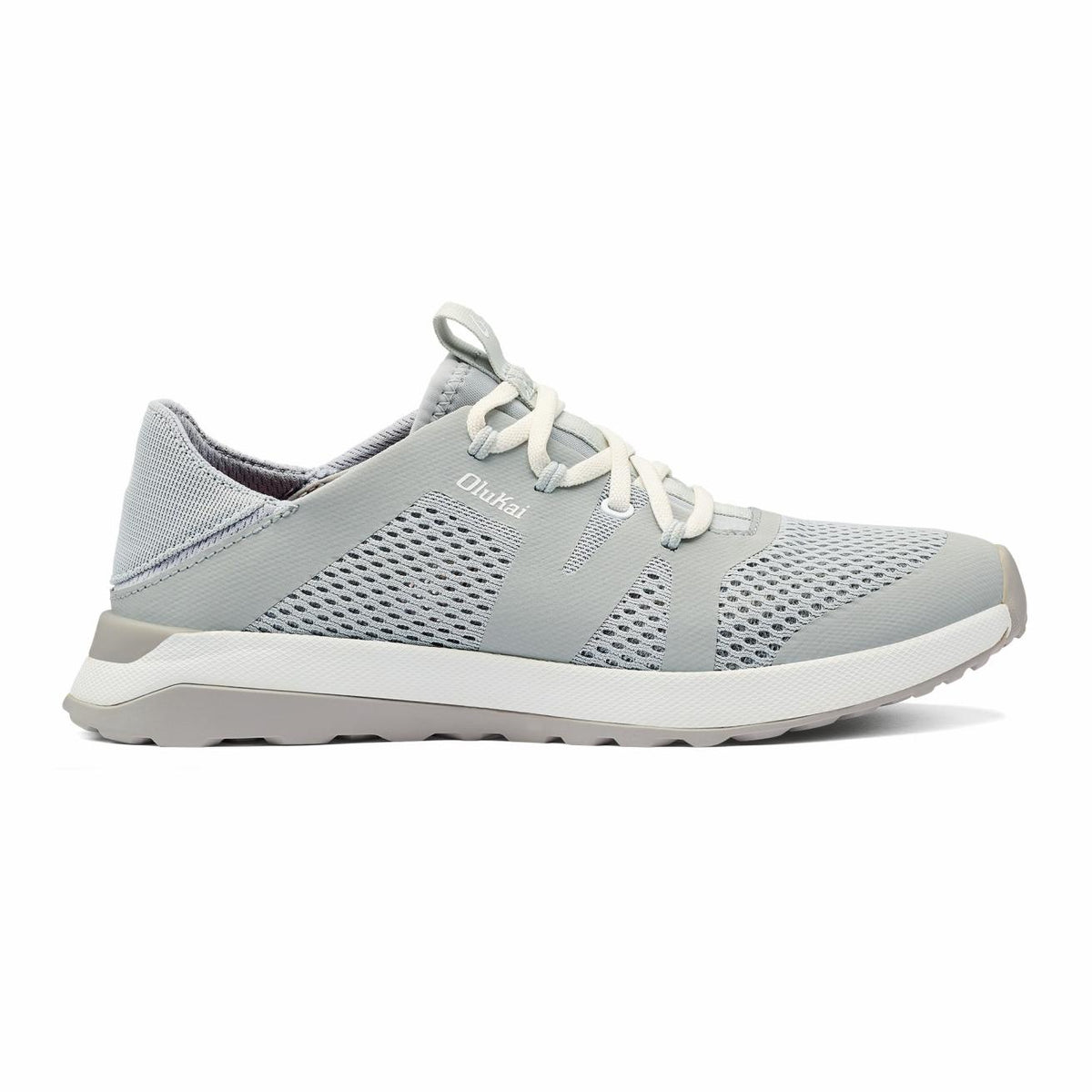 Olukai Huia Athleisure Shoes - Pale Grey | Women Slip-On