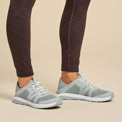 Olukai Huia Athleisure Shoes - Pale Grey | Women Slip-On