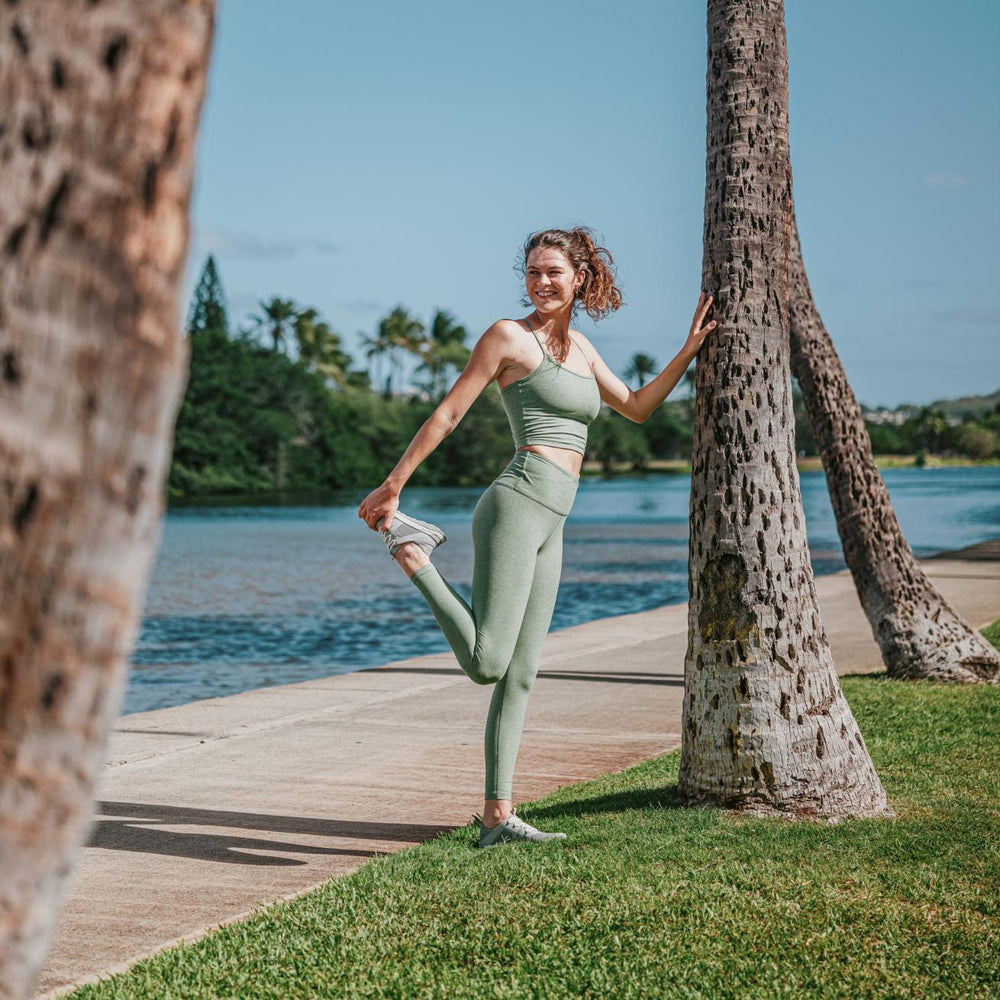 Olukai Huia Athleisure Shoes - Pale Grey | Women Slip-On