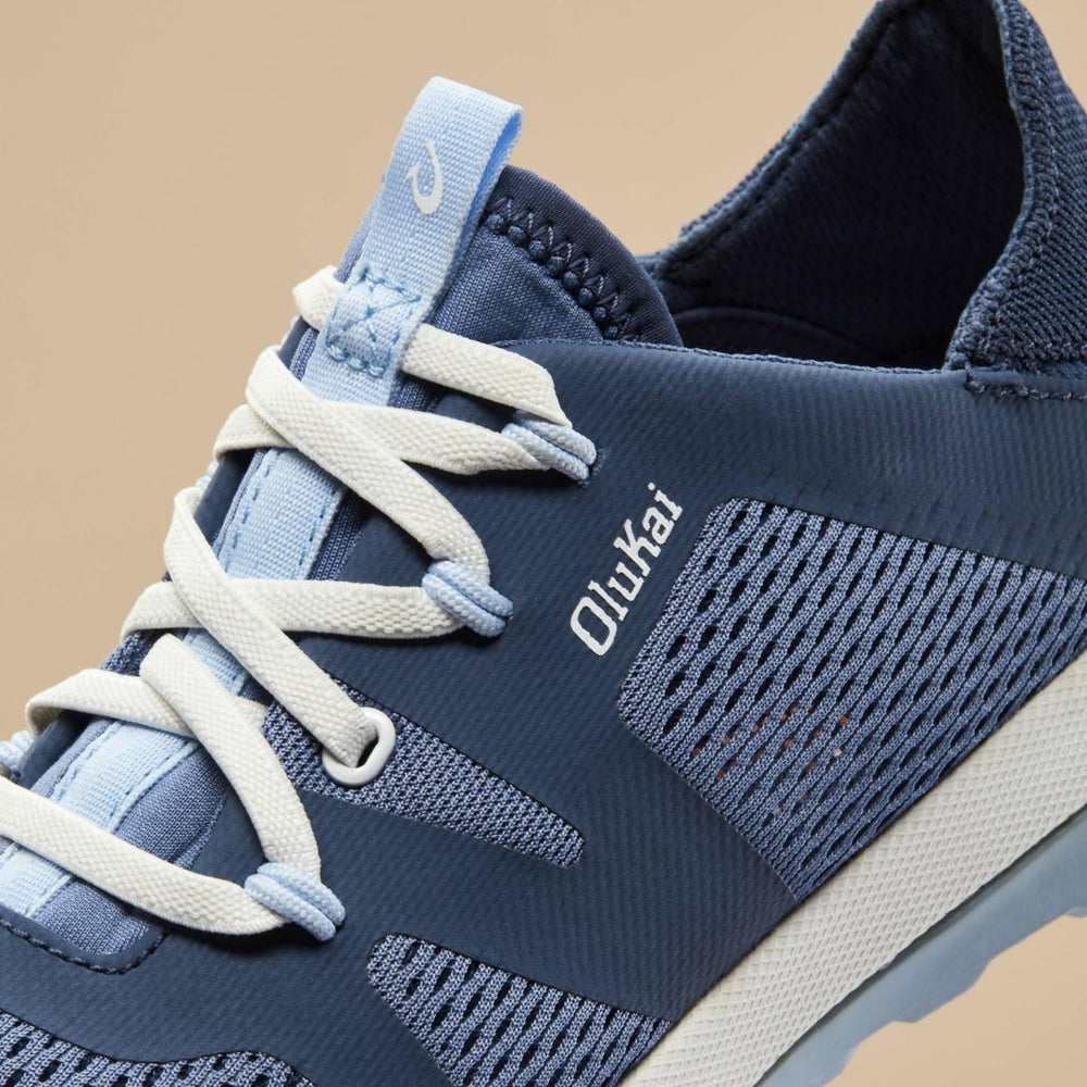 Olukai Huia Athleisure Shoes - Vintage Blue / Sea Ice | Women Trainers