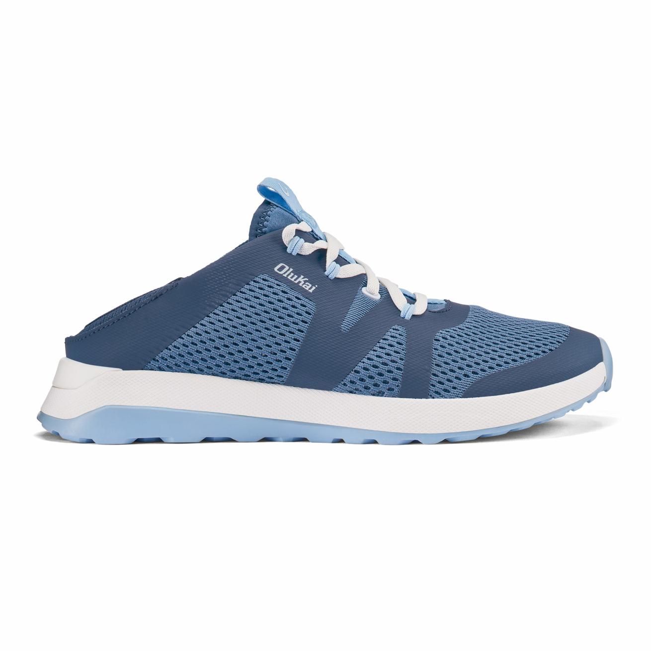 Olukai Huia Athleisure Shoes - Vintage Blue / Sea Ice | Women Trainers