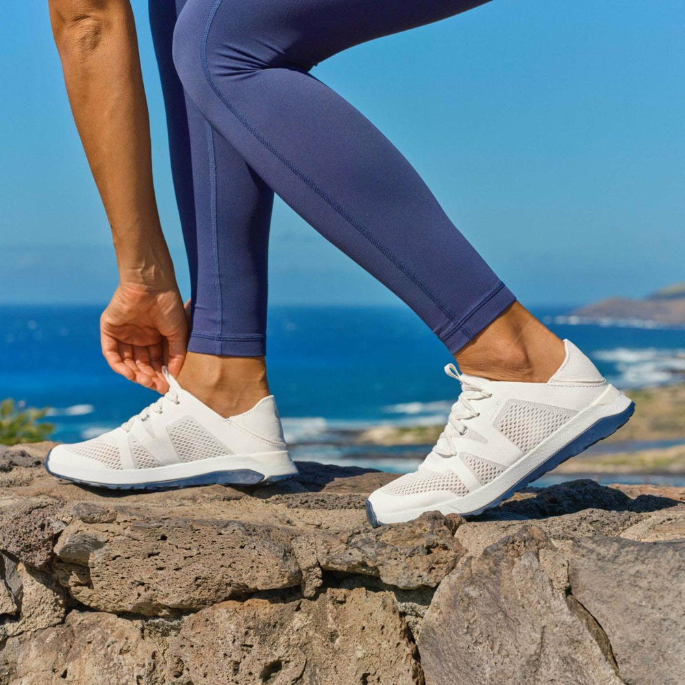 Olukai Huia Athleisure Shoes - White | Women Sneakers