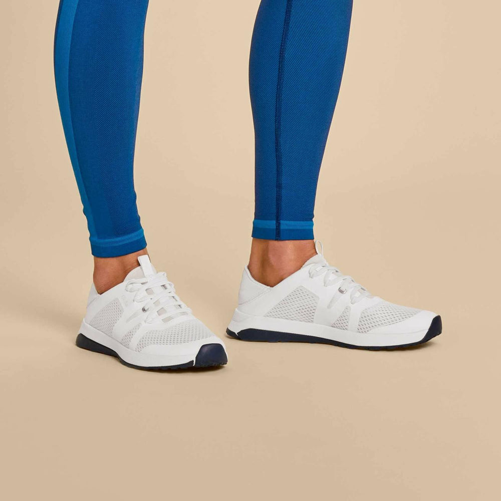 Olukai Huia Athleisure Shoes - White | Women Sneakers