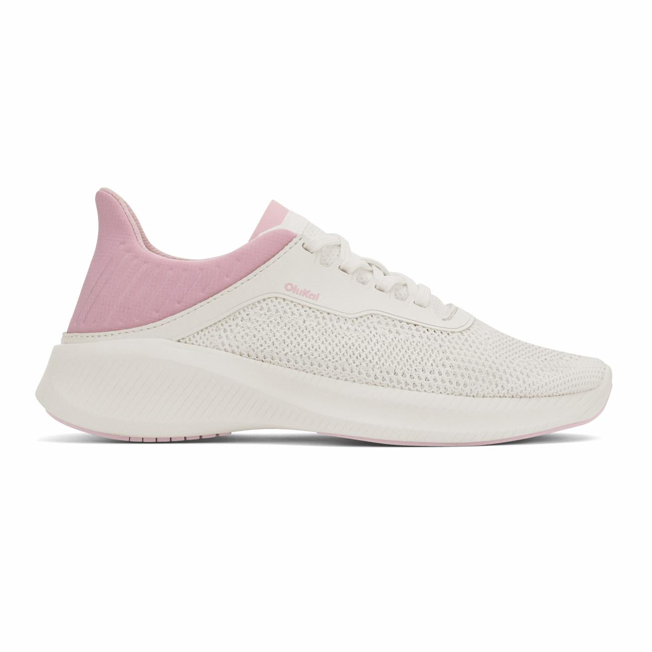 Olukai Island Hopper Travel Shoes - Bright White / Cotton Candy | Women Trainers