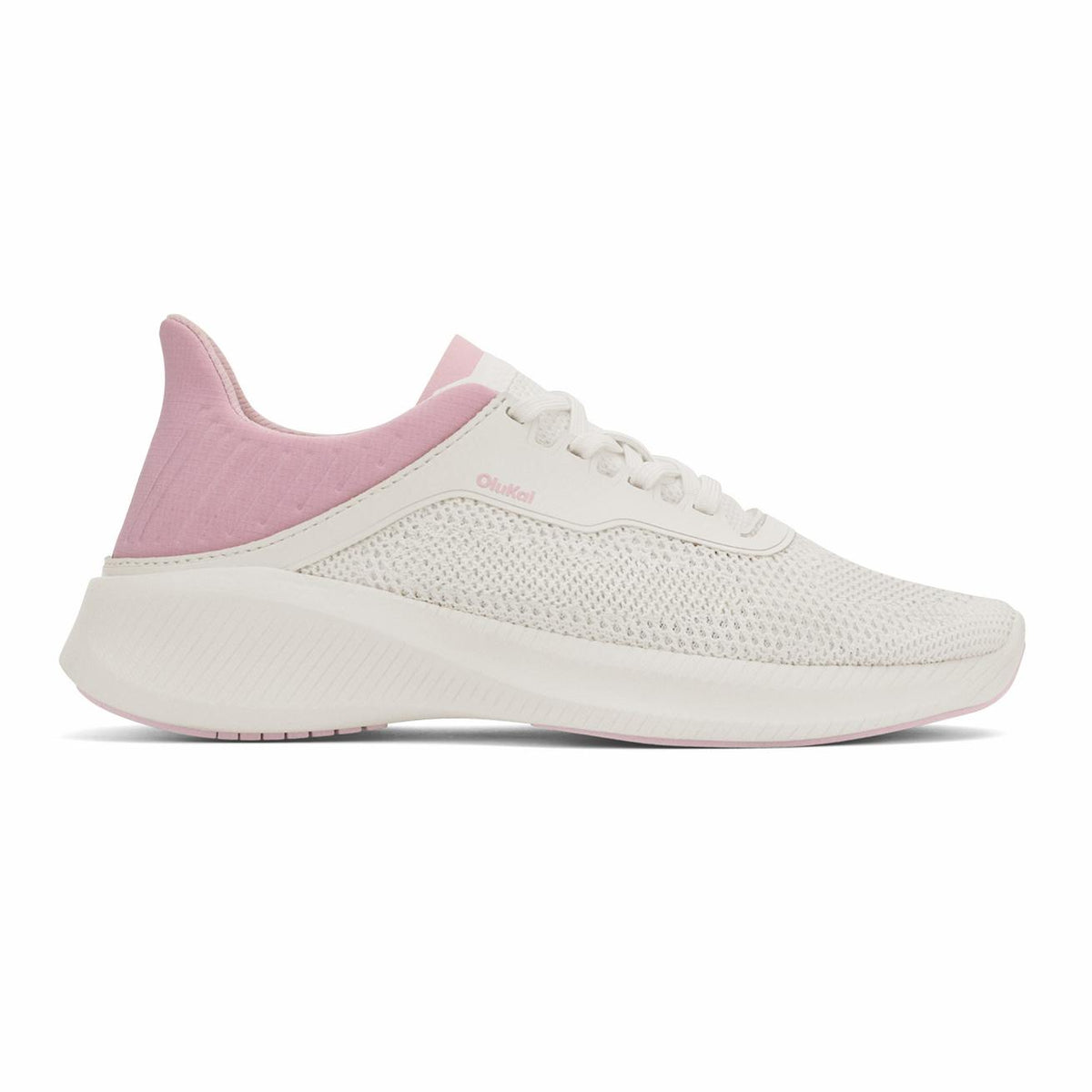 Olukai Island Hopper Travel Shoes - Bright White / Cotton Candy | Women Trainers