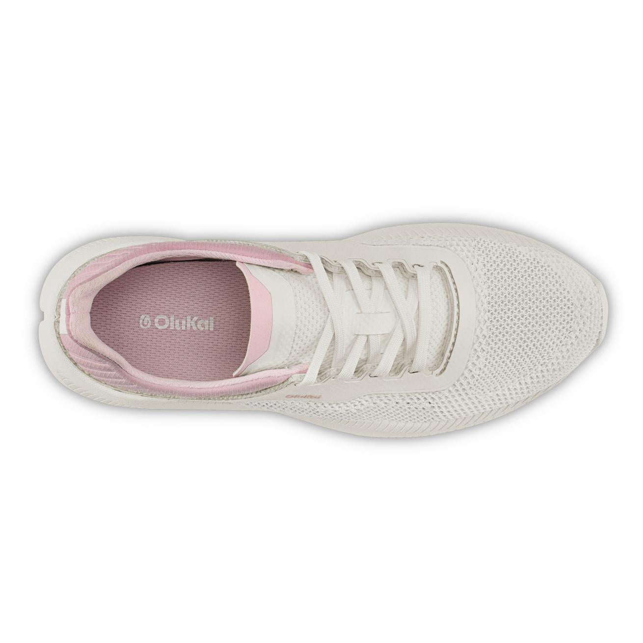 Olukai Island Hopper Travel Shoes - Bright White / Cotton Candy | Women Trainers