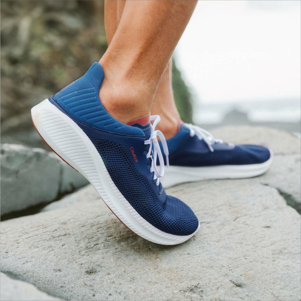 Olukai Island Hopper Travel Shoes - Deep Blue | Men Trainers