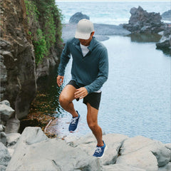 Olukai Island Hopper Travel Shoes - Deep Blue | Men Trainers