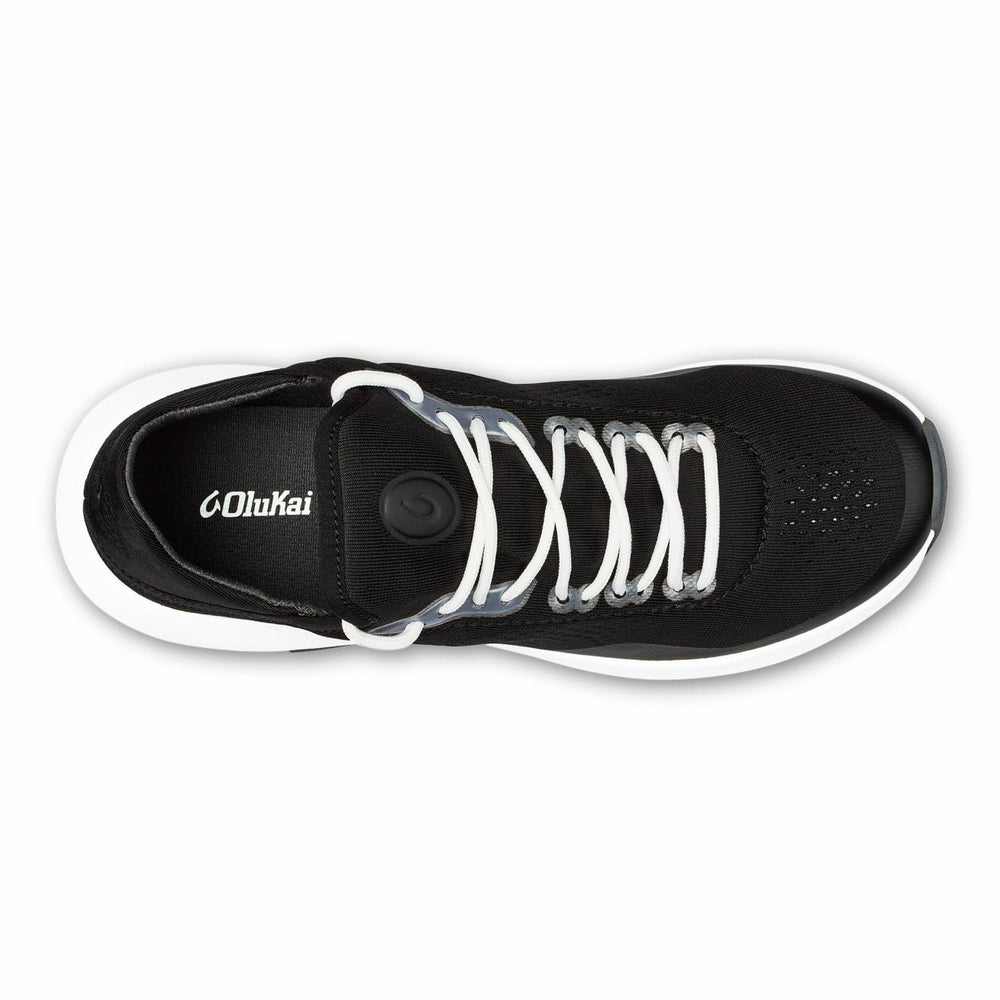 Olukai Kāholo Athletic Trainer Shoes- Black | Women Trainers