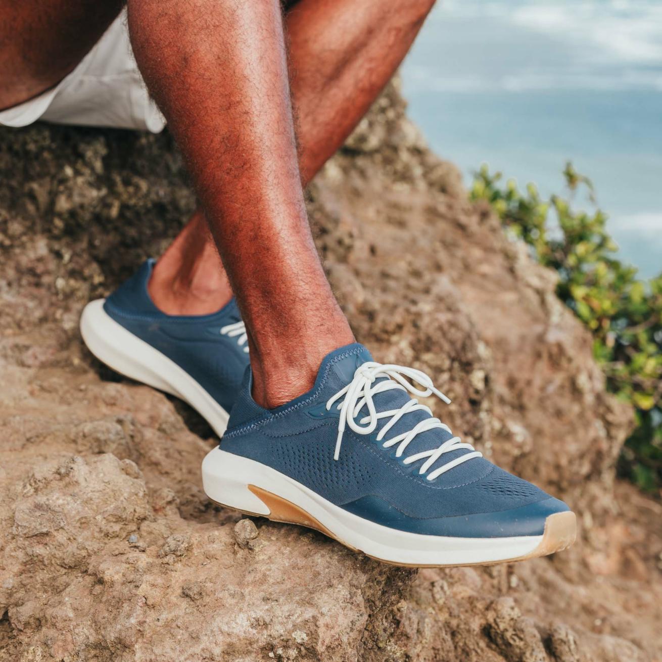 Olukai Kāholo Athletic Trainer Shoes - Moonlit Ocean | Men Sneakers