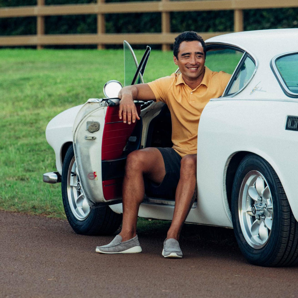 Olukai Ka‘a Loafer Italian Suede Shoes - Brown Sugar | Men Leather