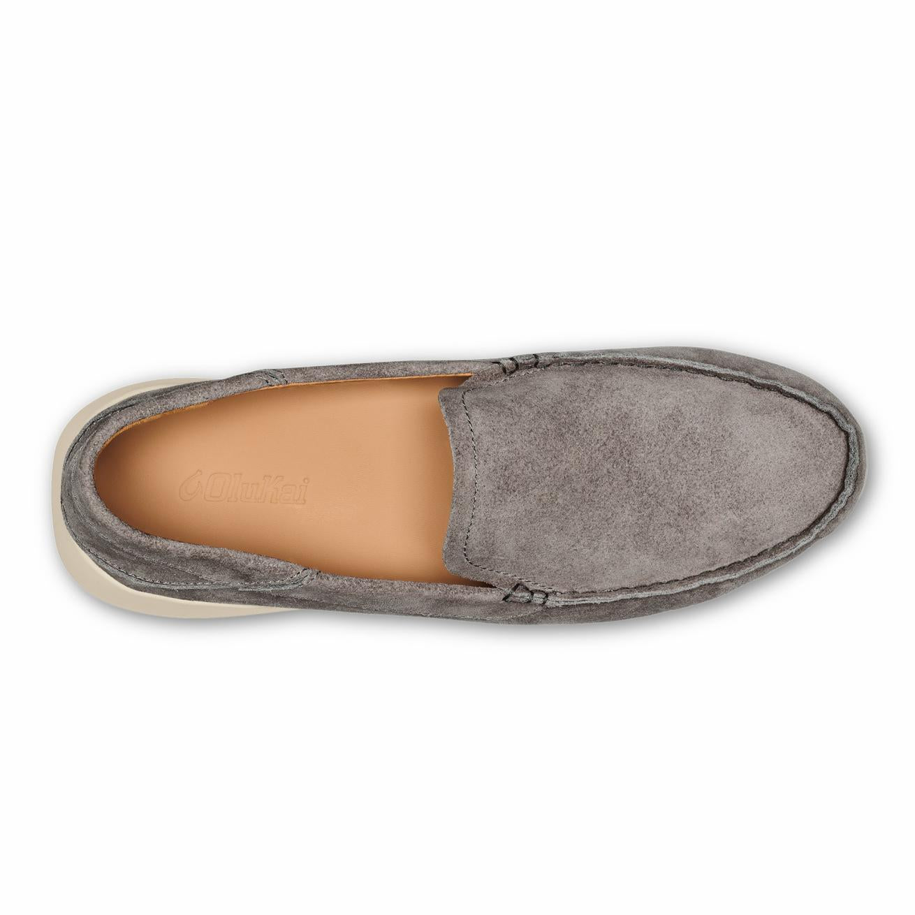 Olukai Ka‘a Loafer Italian Suede Shoes - Brown Sugar | Men Leather