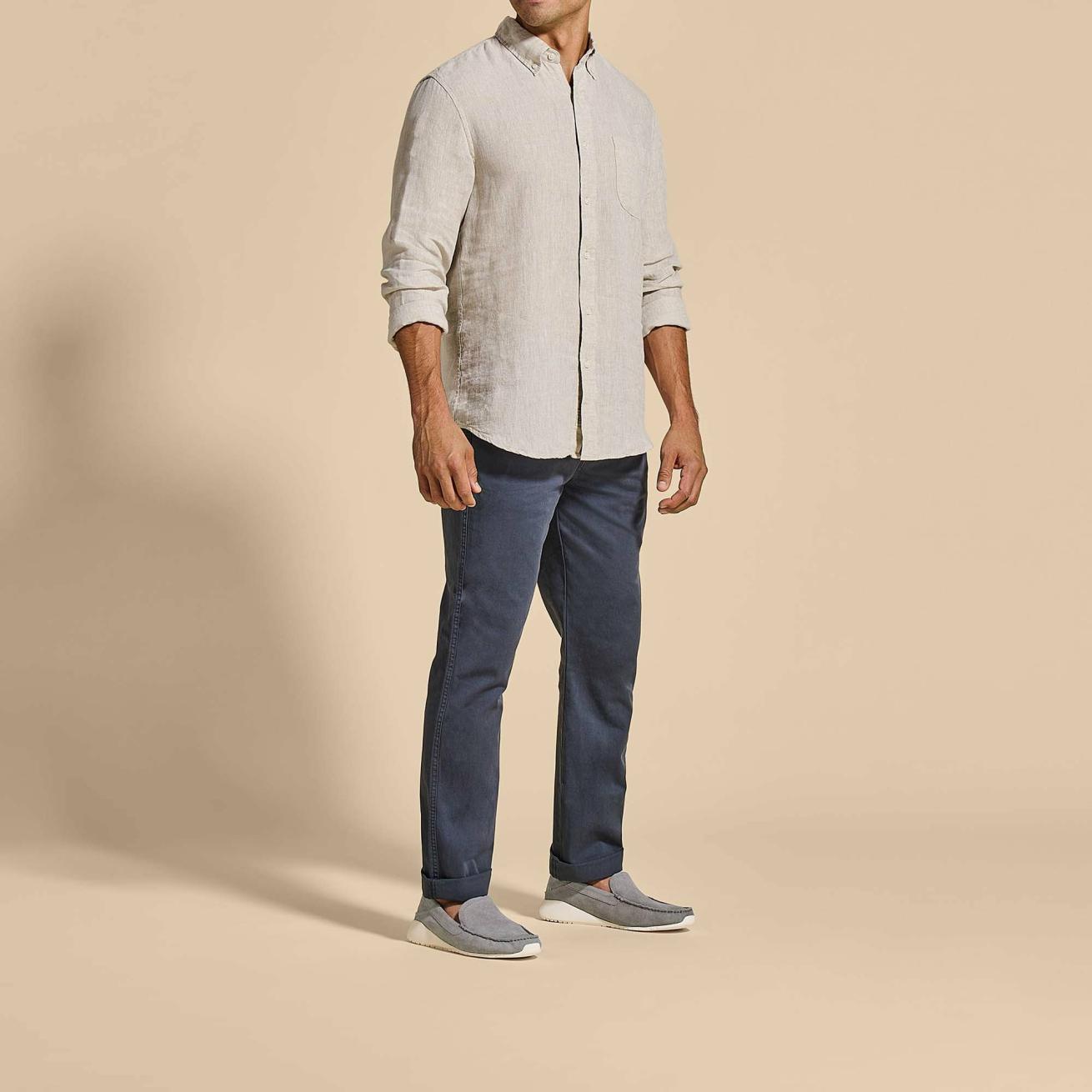 Olukai Ka‘a Loafer Italian Suede Shoes - Brown Sugar | Men Leather