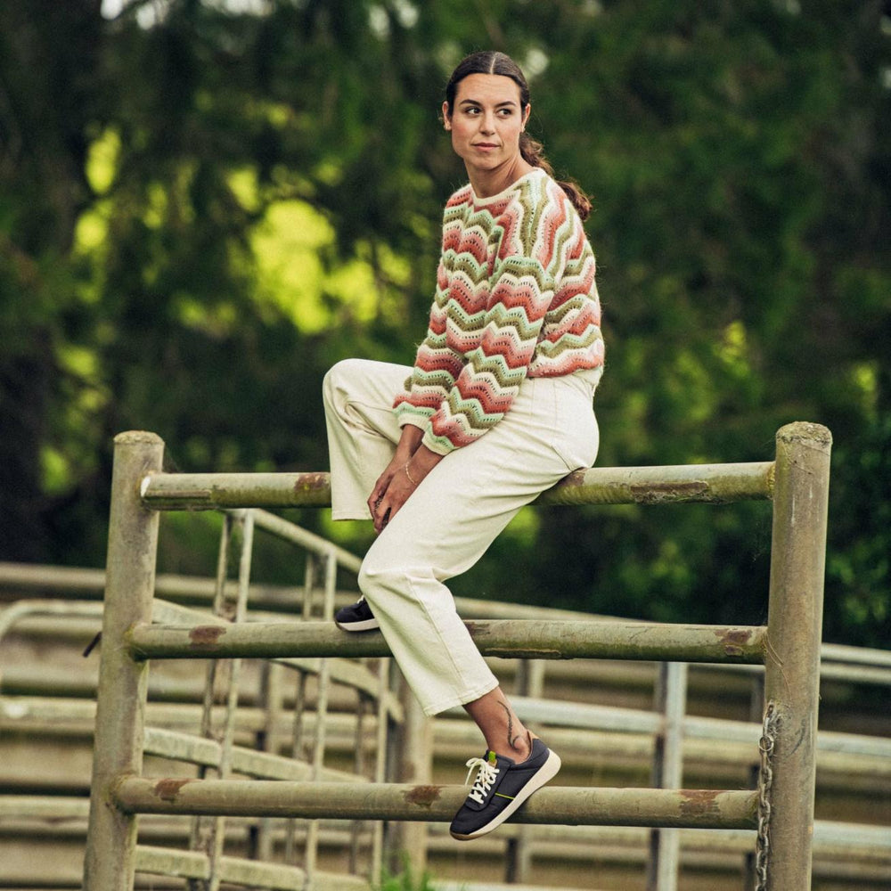 Olukai Kaulele Leather Sneakers - Trench Blue | Women Sneakers