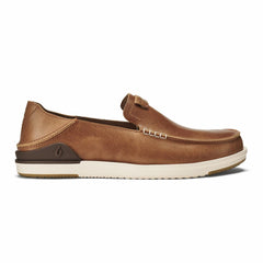 Olukai Kākaha Leather Slip-On Shoes - Fox | Men Slip-On