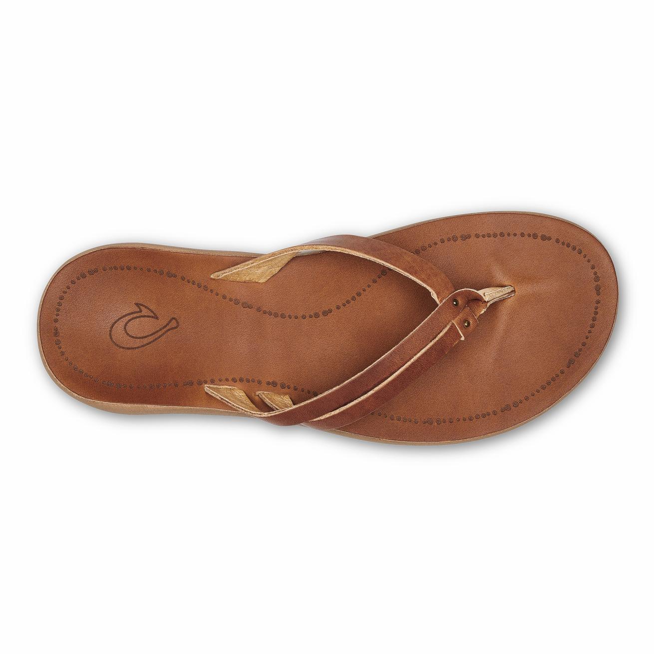 Olukai Kāpehe Luana Leather Sandals - Sahara | Women Leather