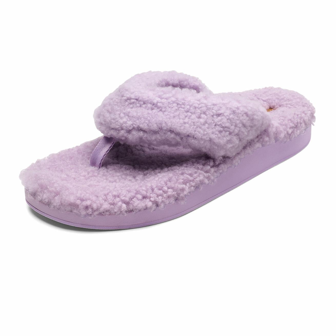 Olukai Kīpe'a Heu Flip Flop Slippers - Lilac | Women Warm Weather