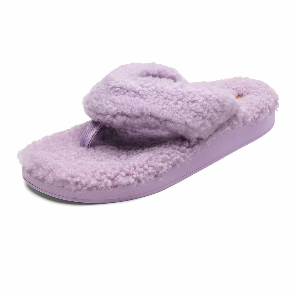 Olukai Kīpe'a Heu Flip Flop Slippers - Lilac | Women Warm Weather