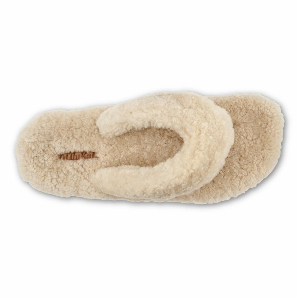 Olukai Kīpe'a Heu Flip Flop Slippers - Tapa | Women Warm Weather