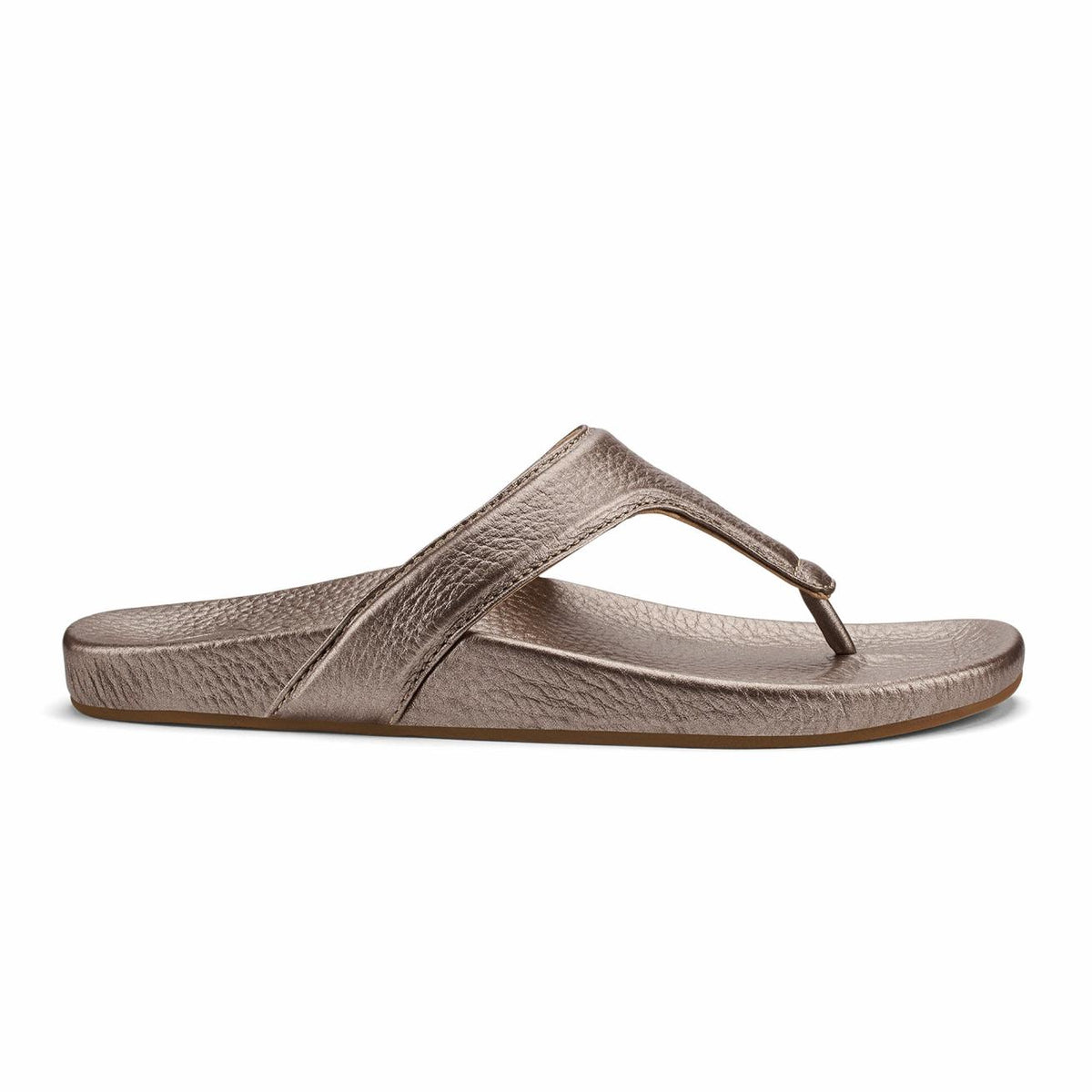 Olukai Kīpe‘a Lipi Leather Sandals - Bubbly | Women Leather