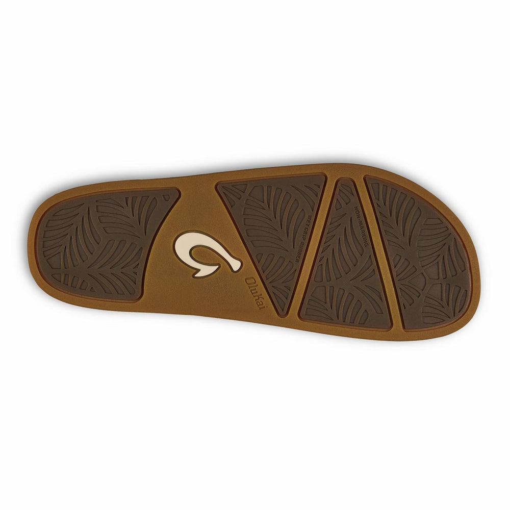 Olukai Kīpe‘a Lipi Leather Sandals - Bubbly | Women Leather