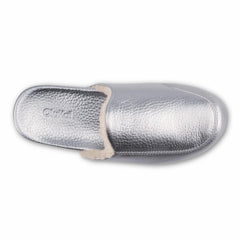 Olukai Kōnea Leather Slipper Mules - Silver &ndash; OluKai | Women Cold Weather