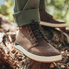 Olukai Kekaha Chukka Boots - Toffee / Off White | Men Leather