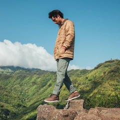 Olukai Kekaha Chukka Boots - Toffee / Off White | Men Leather