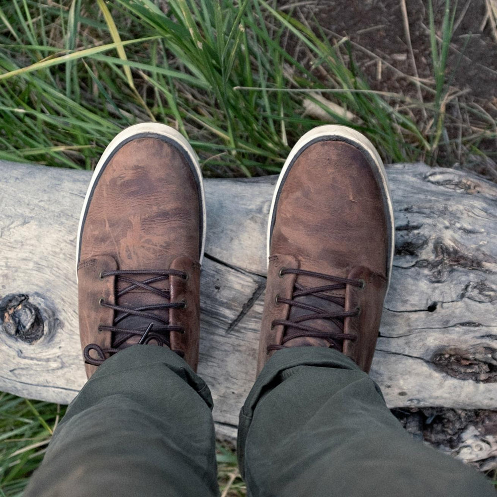 Olukai Kekaha Chukka Boots - Toffee / Off White | Men Leather