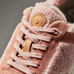 Olukai Kīlea Heu Fuzzy Sneakers - Pink Clay / Cork | Women Sneakers