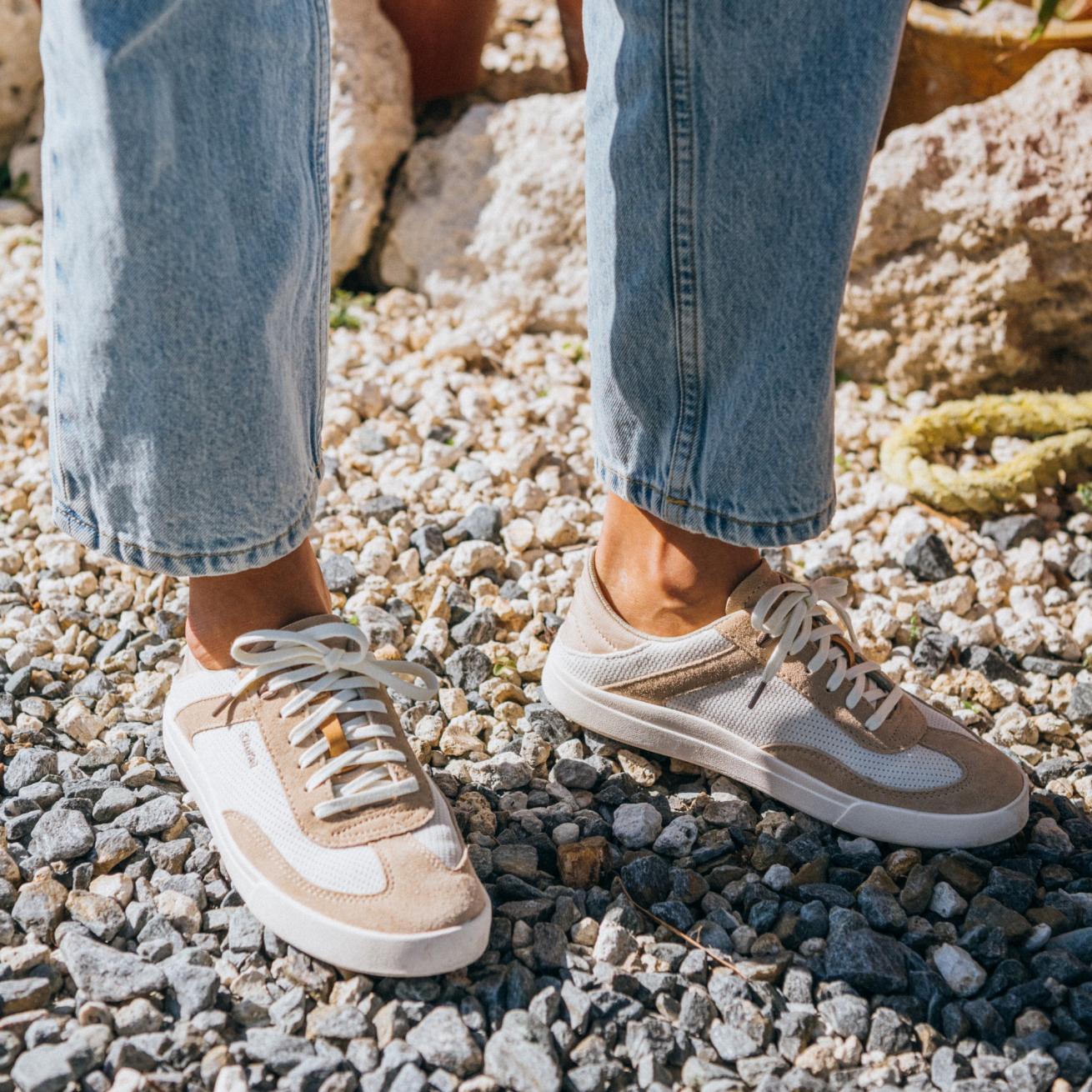Olukai Kīlea Sneaker Shoes - Tan / Tapa | Women Sneakers