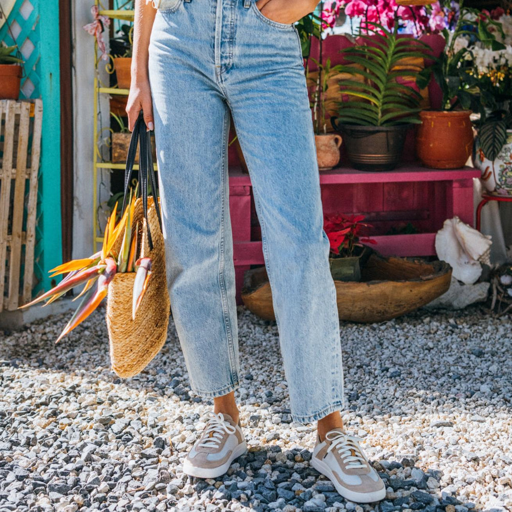 Olukai Kīlea Sneaker Shoes - Tan / Tapa | Women Sneakers