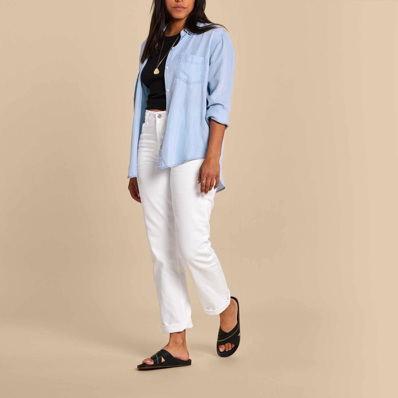 Olukai Kipe‘a ‘Olu Slide Sandals - Black | Women Leather