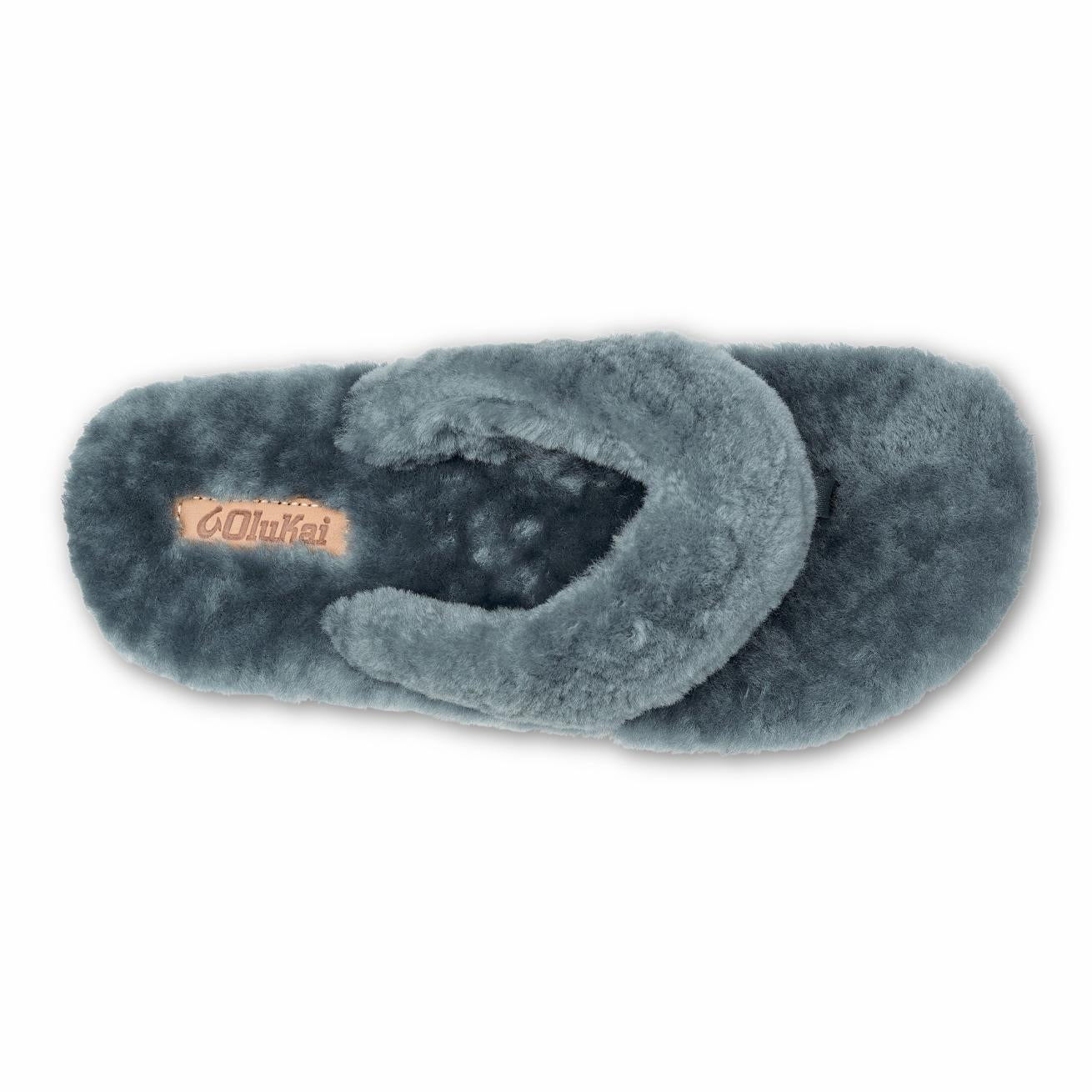 Olukai Kipe‘a Heu Flip Flop Slippers - Storm | Women Cold Weather