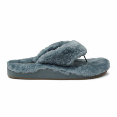 Olukai Kipe‘a Heu Flip Flop Slippers - Storm | Women Cold Weather