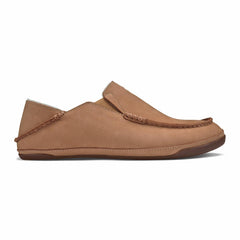 Olukai Kipuka Hulu Leather Slippers - Natural | Men Indoor/Outdoor