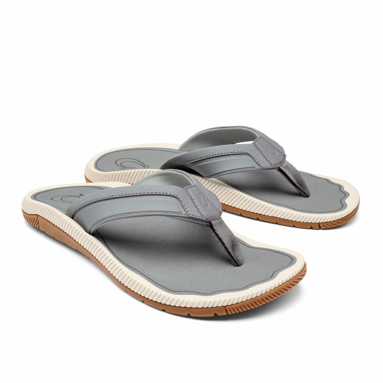 Olukai Kūkulu Water-Resistant Beach Sandals - Poi | Men Water-Friendly